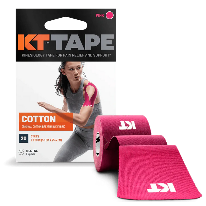 KT Tape Orginal Sports Tape - Vorgeschnitten - 5 x 25 cm - 20 Stück